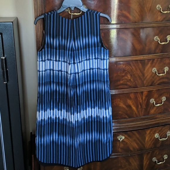 Sold Vince Printed Tie Dye Double Layer Dress  - Picture 8 of 8